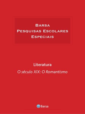cover image of Temática--Literatura--Século XIX Romantismo